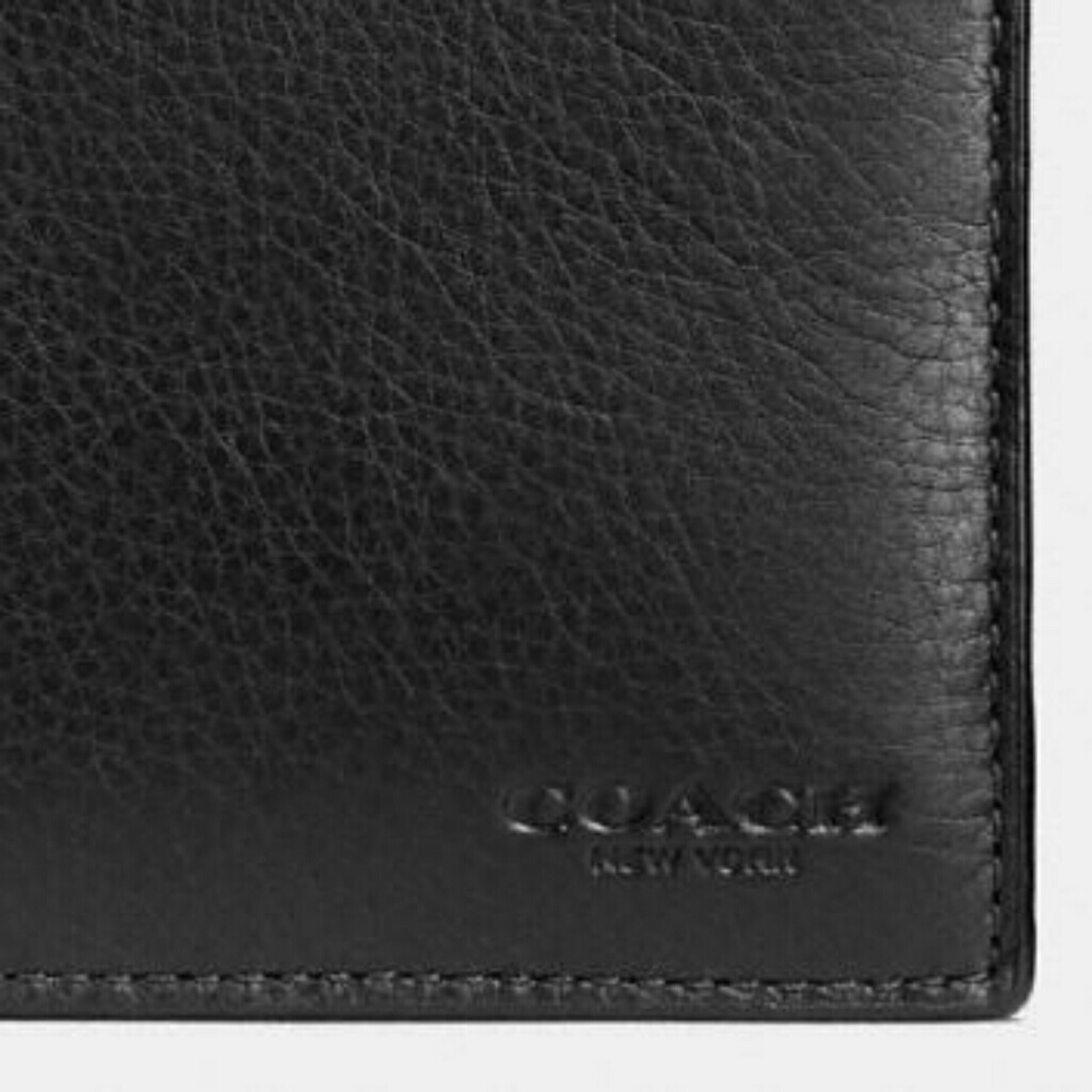 {SOLD}●Authentic Men's Coach 2-1 Leather Wallet - Picture 6 of 6